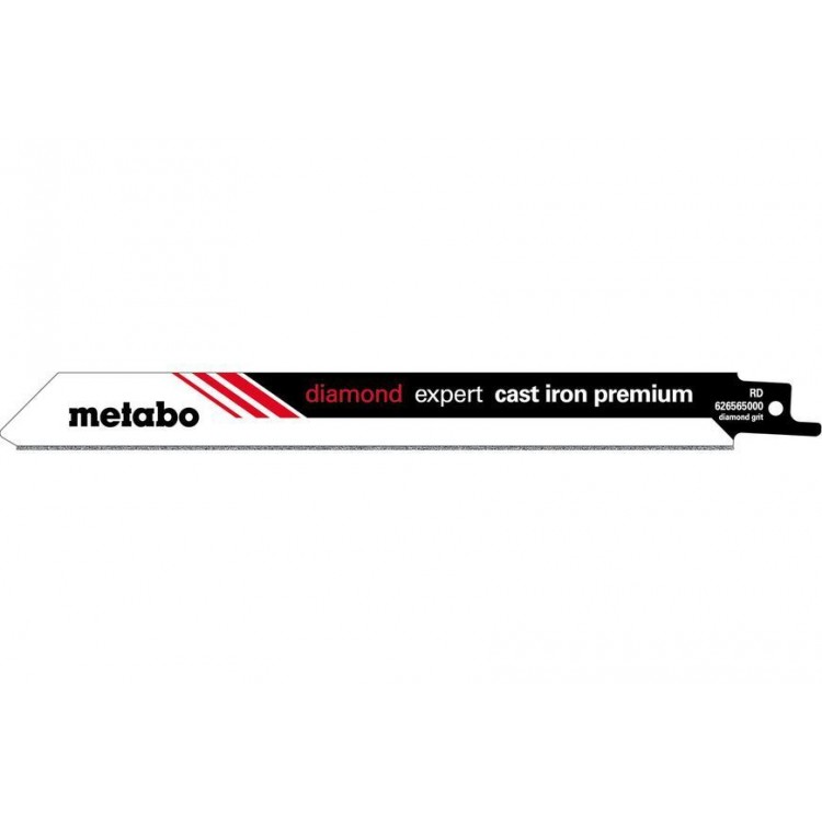 Сабельное полотно Metabo Expert Cast Iron Premium, 200 мм, S 1050 RD, 2 шт.