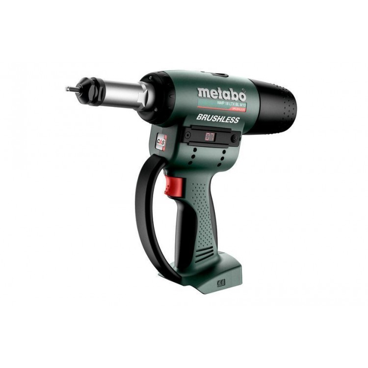 Акумуляторний пістолет для різьбових заклепок Metabo NMP 18 LTX BL M10 каркас в кейсі
