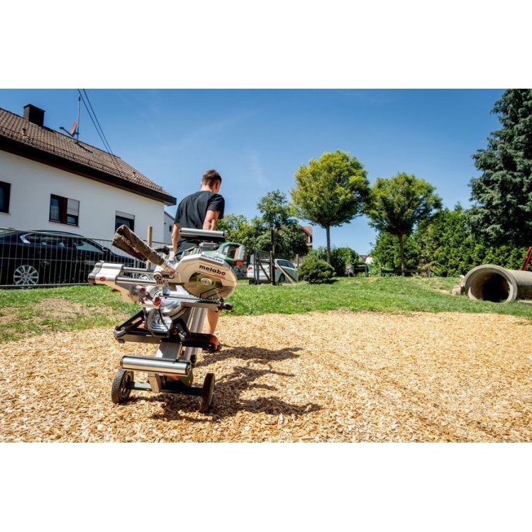 Акумуляторна торцювальна пила з протяжкою Metabo KGS 18 LTX BL 305 каркас - фото 6