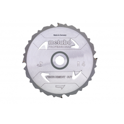 Пильный диск Metabo PROFESSIONAL по стружечным плитам, 190х20х2.2, 4 зуба