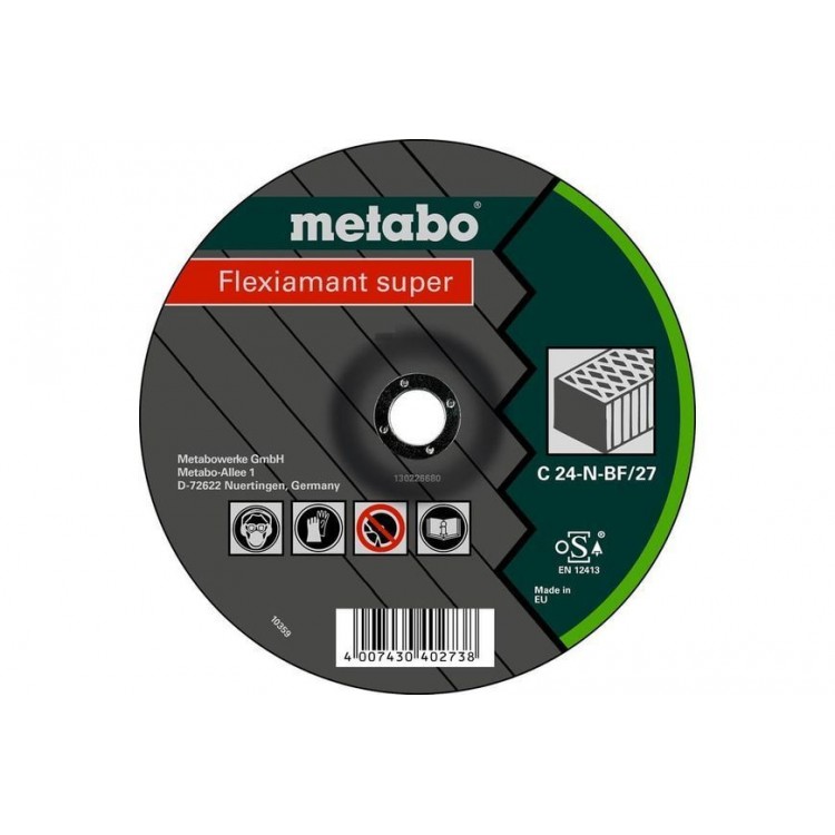 Зачистной круг по камню Metabo Flexiamant Super 230x6x22,23