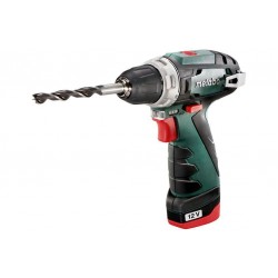Акумуляторний дриль-шурупокрут Metabo PowerMaxx BS Basic 2х2.0 Аг в міні кейсі
