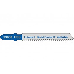 Пилка для лобзика по металлу Metabo Classic 51 мм T 118 B, 25 шт