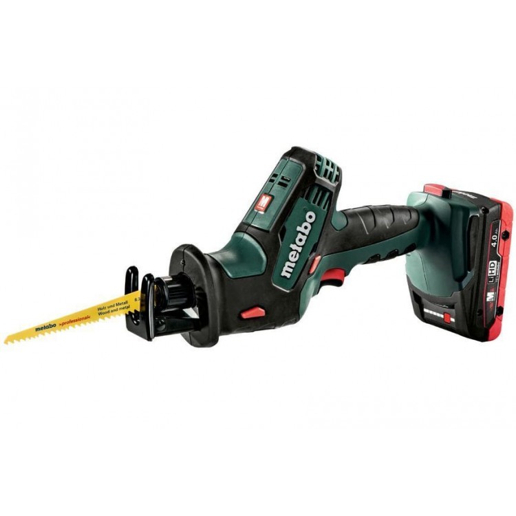 Акумуляторна шабельна пила Metabo SSE 18 LTX Compact 2х4.0 Аг
