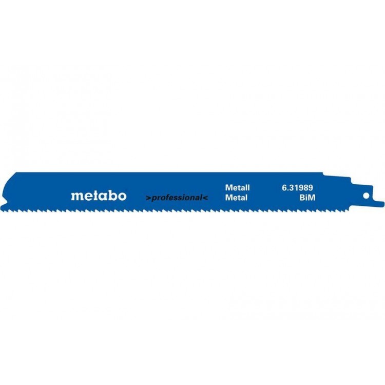 Сабельное полотно по металлу Metabo Professional S 1126 CHF 225 мм, 5 шт