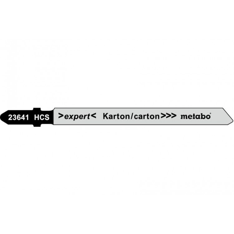 Лобзиковое полотно для пенополистирола Metabo Expert 74 мм T 113 A, 5 шт