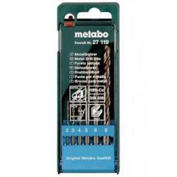 Набор сверл по металлу Metabo HSS-Co 6 предметов