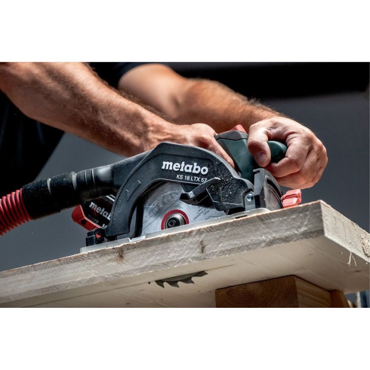 Акумуляторна ручна дискова пила Metabo KS 18 LTX 57 каркас в кейсі - фото 6