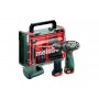 Акумуляторний ударний дриль-шурупокрут Metabo PowerMaxx SB Basic 2х2 Aг Mobile Workshop Mini