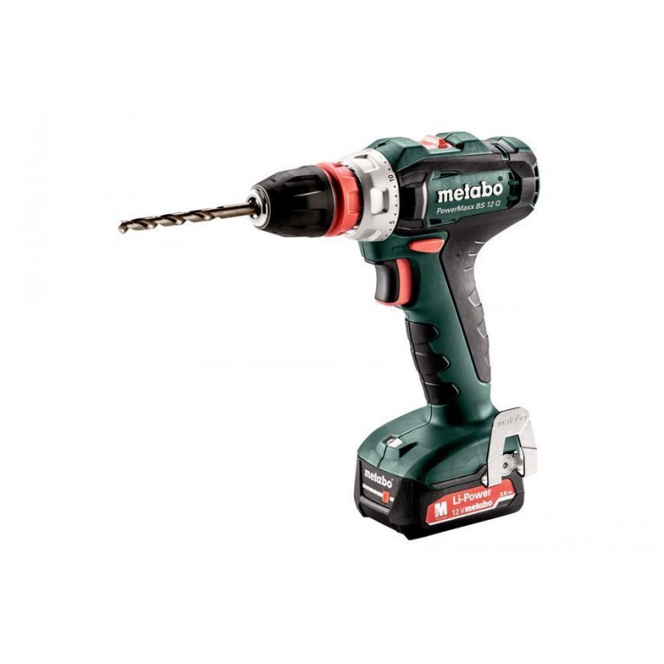 Акумуляторний дриль-шурупокрут Metabo PowerMaxx ВS 12 Quick 2х2.0 Аг