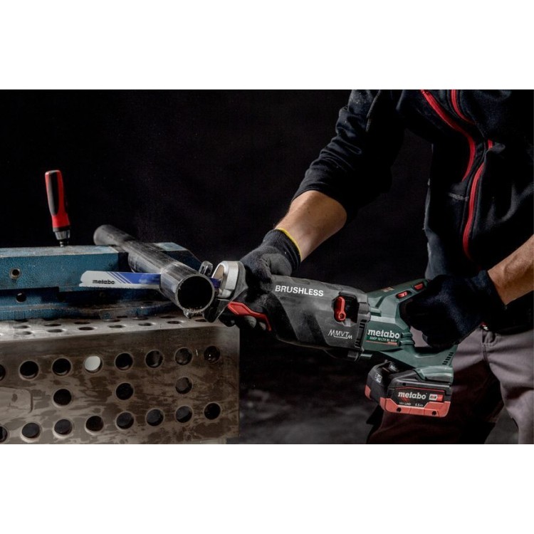 Акумуляторна шабельна пила Metabo SSEP 18 LTX BL MVT каркас в кейсі - фото 3