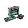 Комплект акумуляторних батарей Metabo LiHD 4х8 Аг 18 В з зарядним пристроєм в кейсі