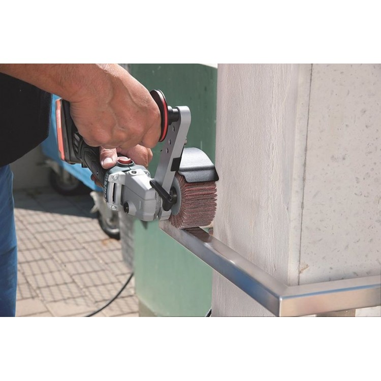 Акумуляторна щіткова шліфувальна машина Metabo S 18 LTX 115 Inox каркас - фото 4