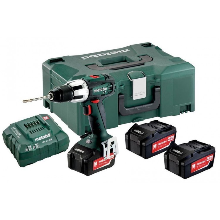 Аккумуляторный ударный шуруповерт Metabo SB 18 LT Set MetaLoc