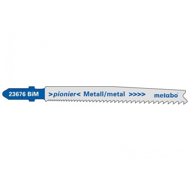 Лобзиковое полотно по металлу Metabo Pioner 74 мм T 123 XF, 5 шт