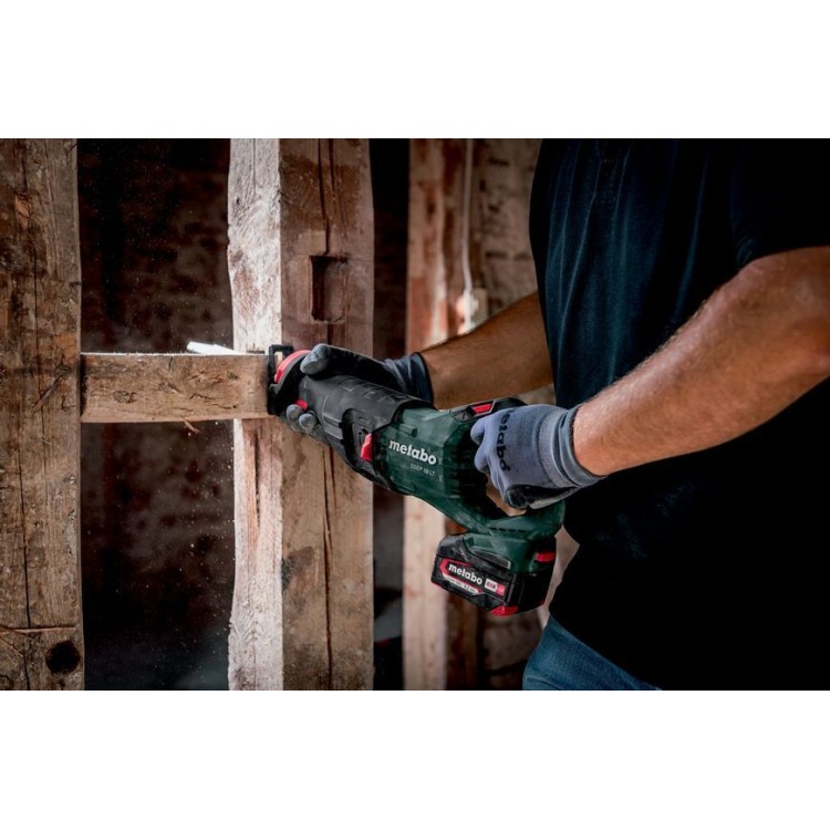 Акумуляторна шабельна пила Metabo SSEP 18 LT каркас в кейсі - фото 2