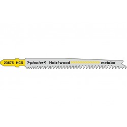 Пилка для лобзика по дереву Metabo Pionier 91 мм T 234 X, 25 шт