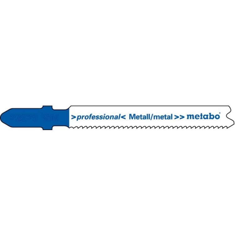 Лобзиковое полотно по металлу Metabo Professional 66 мм T 118 BF, 5 шт
