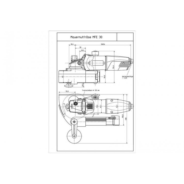 Штроборіз Metabo MFE 30 - фото 5