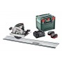 Акумуляторна ручна дискова пила Metabo KS 18 LTX 66 BL 2х8.0 Аг + шина FS 160
