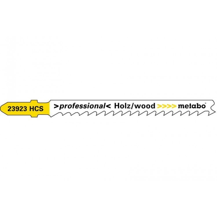 Пилка для лобзика по дереву с погружным острием Metabo Professional 74 мм T 101 D, 5 шт