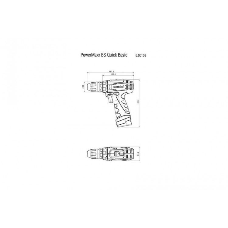 Аккумуляторный шуруповерт Metabo PowerMaxx BS Quick Pro Mobile Workshop - фото 4