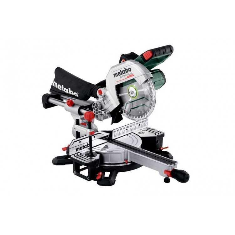 Акумуляторна торцювальна пила з протяжкою Metabo KGS 18 LTX BL 216 2х5.2 Аг