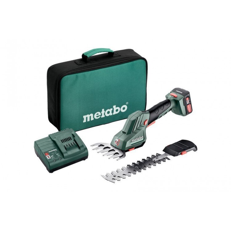 Акумуляторні ножиці для кущів та трави Metabo PowerMaxx SGS 12 Q 1х2.0 Аг