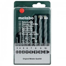 Набор сверл по бетону Metabo classic 8 штук