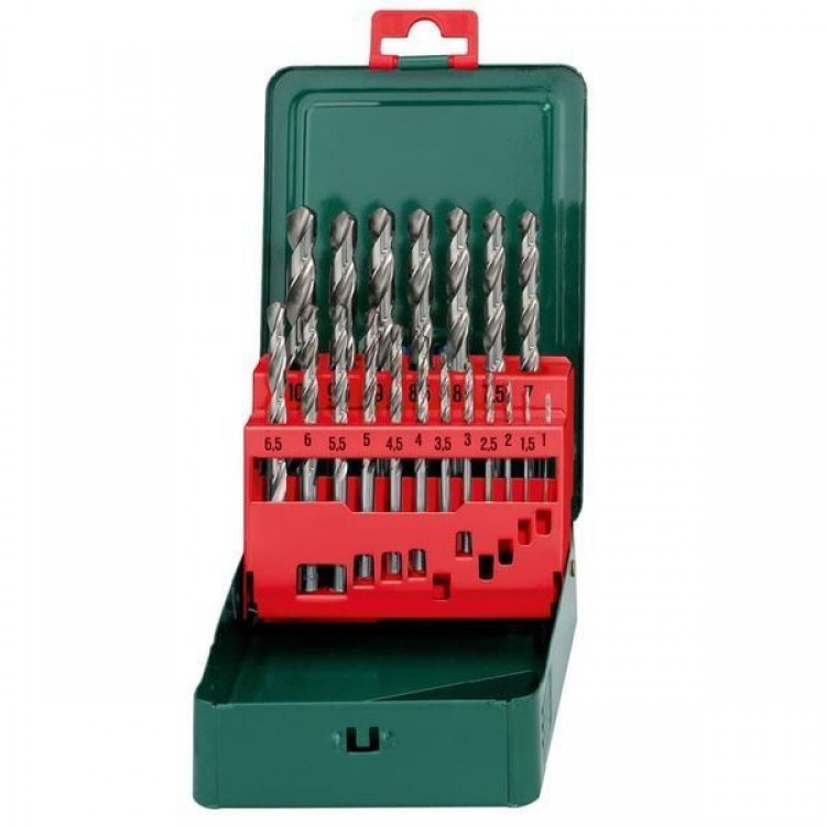 Набор сверл по металлу Metabo HSS-G Promotion 19 предметов