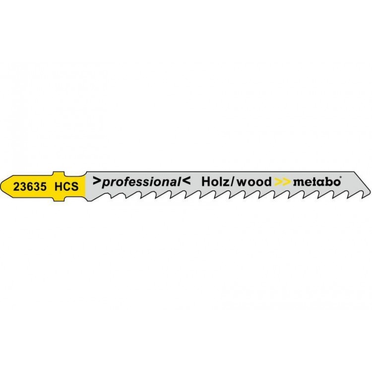 Пилка для лобзика по дереву Metabo Professional 74 мм T 101 D, 100 шт