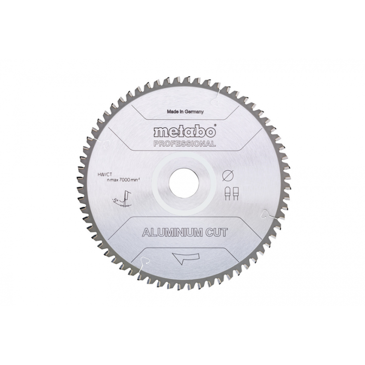 Пильный диск Metabo PROFESSIONAL по алюминию 254x30x2.4, 72 зуба