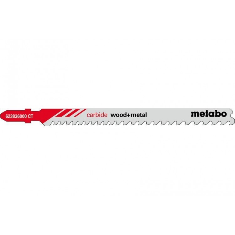 Лобзиковое полотно для дерева и металла CARBIDE, T 367 XHM, 3 шт