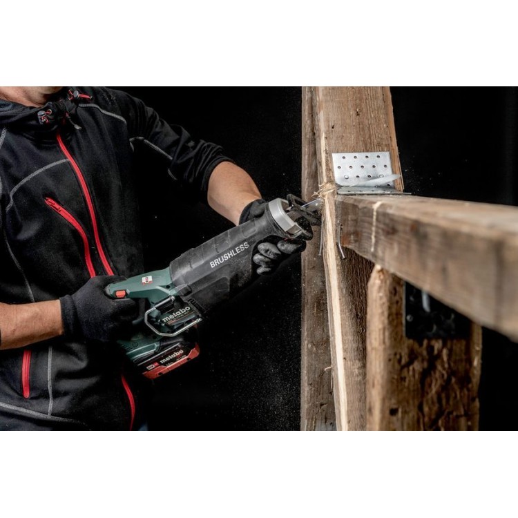 Акумуляторна шабельна пила Metabo SSEP 18 LTX BL MVT каркас в кейсі - фото 4