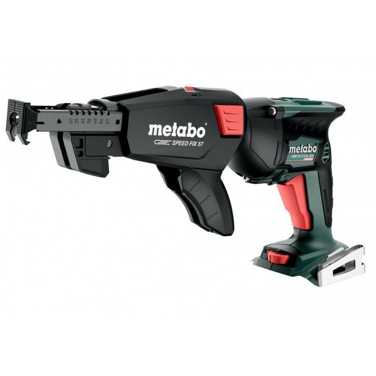 Акумуляторный шурупокрут для гіпсокартону Metabo HBS 18 LTX BL 3000 каркас в кейсі + Speed Fix 57