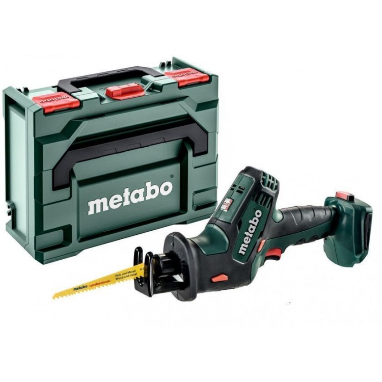 Акумуляторна шабельна пила Metabo SSE 18 LTX Compact каркас в кейсі