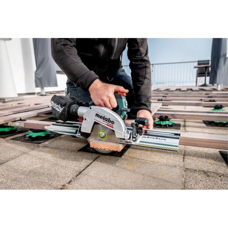 Акумуляторна ручна дискова пила Metabo KS 18 LTX 66 BL каркас в кейсі + шина FS 160 - фото 3
