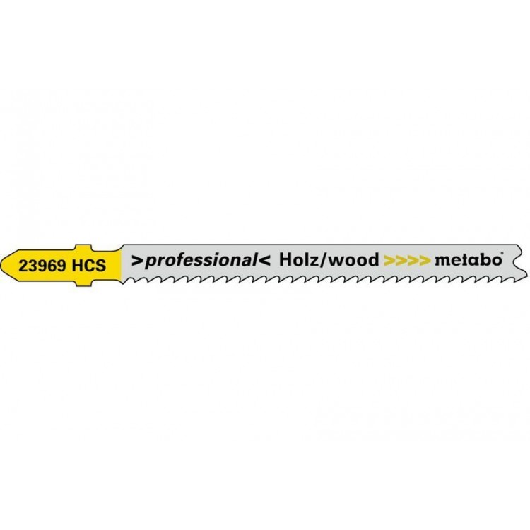 Пилка для лобзика по дереву с погружным острием Metabo Professional 74 мм T 101 B, 5 шт