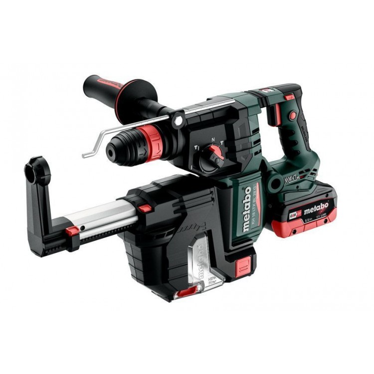 Акумуляторний перфоратор Metabo KH 18 LTX BL 28 Q SET ISA 2х5.5 Аг