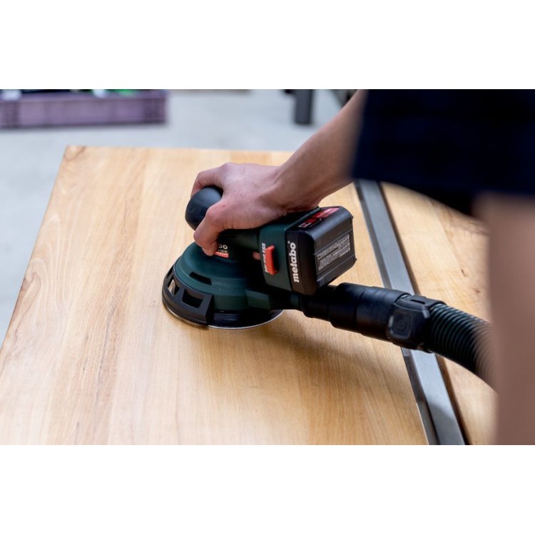 Акумуляторна ексцентрикова шліфувальна машина Metabo PowerMaxx SXA 12-125 BL каркас в кейсі - фото 5