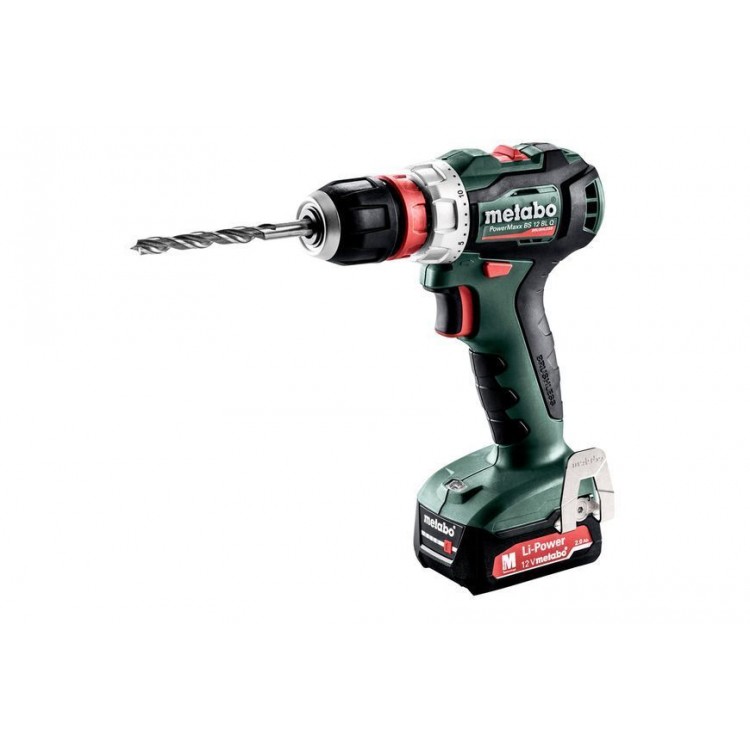 Акумуляторний дриль-шурупокрут Metabo PowerMaxx ВS 12 BL Quick 2.0 Аг