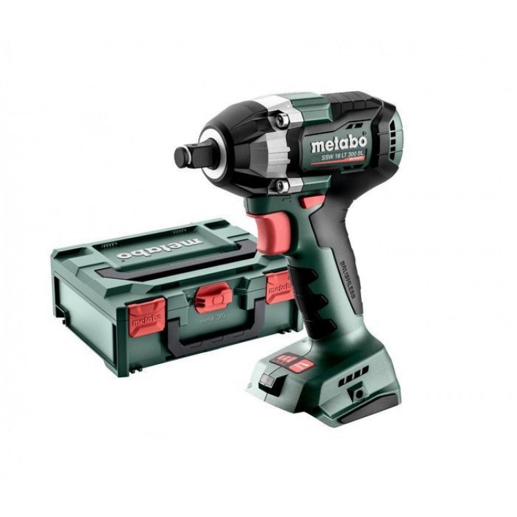 Акумуляторний ударний гайкокрут Metabo SSW 18 LT 300 BL каркас в кейсі