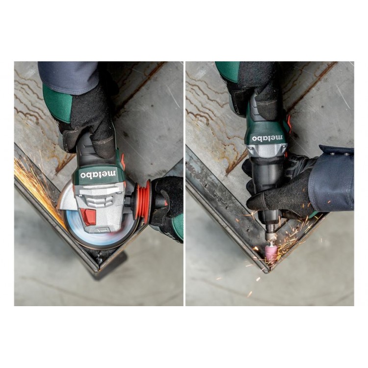 Акумуляторна прямошліфувальна машина Metabo GVB 18 LTX BL 11-28 каркас в кейсі - фото 8
