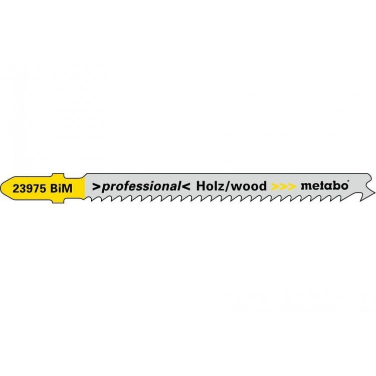 Лобзиковое полотно для дерева Metabo Professional 74 мм T 101 BF, 5 шт