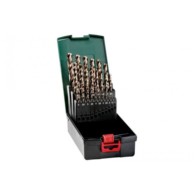 Набор сверл по металлу Metabo HSS-Co 25 предметов
