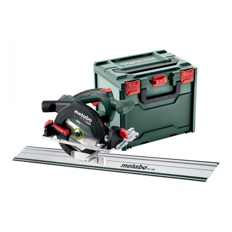 Акумуляторна ручна дискова пила Metabo KS 18 LTX 57 BL каркас в кейсі + шина FS 160