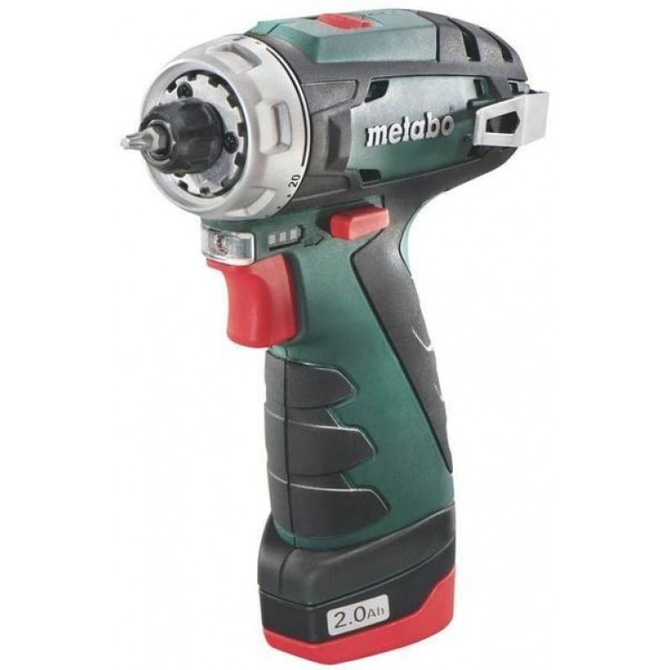 Аккумуляторный шуруповерт Metabo PowerMaxx BS + Фонарь Metabo PowerMaxx ULA LED - фото 2