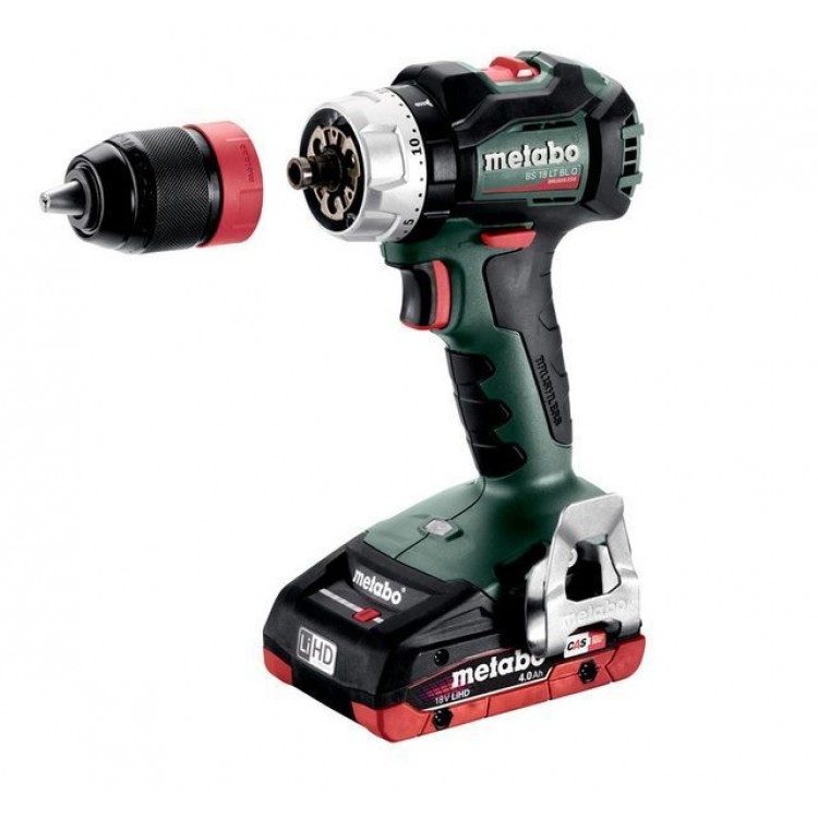 Акумуляторний дриль-шурупокрут Metabo BS 18 LT BL Quick 2х4.0 Аг - фото 1