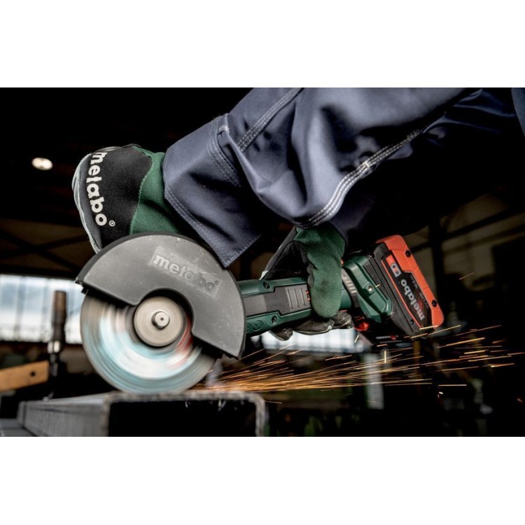 Акумуляторна болгарка Metabo WPBA 18 LTX BL 15-125 Quick DS каркас в кейсі - фото 5