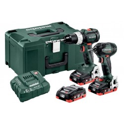 Комплект акумуляторних інструментів Metabo Combo Set 2.1.11 18 V Комплект акумуляторних інструментів Metabo Combo Set 2.1.11 18 V